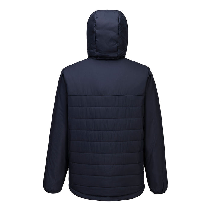 Portwest S608 - Professional Hooded Insulated Baffle Jacket - Navy