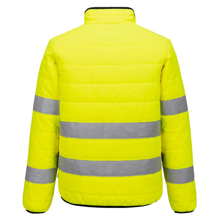 Portwest S617 - Hi-Vis Baffle Jacket - Yellow/Black