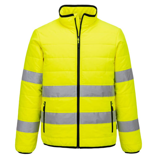 Portwest S617 - Hi-Vis Baffle Jacket - Yellow/Black