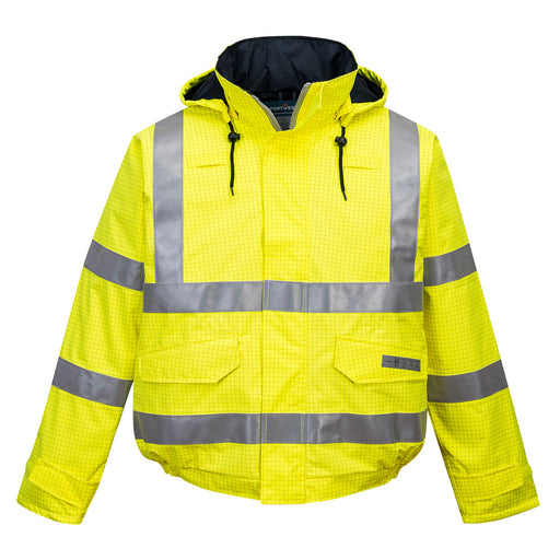 Portwest S773 - Bizflame Rain Hi-Vis FR Winter Bomber Jacket - Yellow
