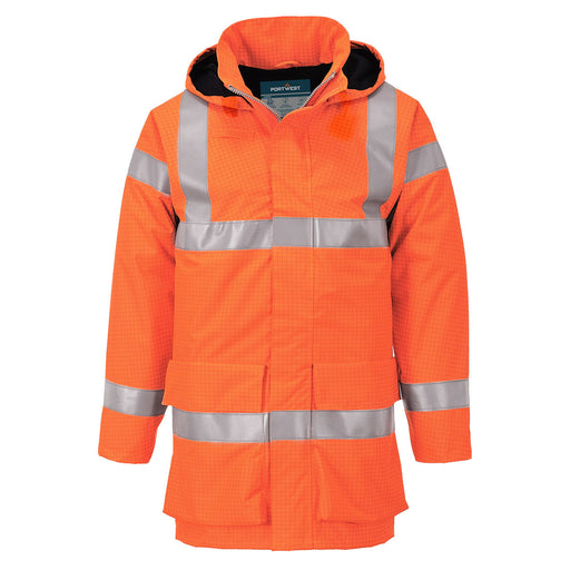 Portwest S774 - Bizflame Rain Hi-Vis FR Jacket - Orange
