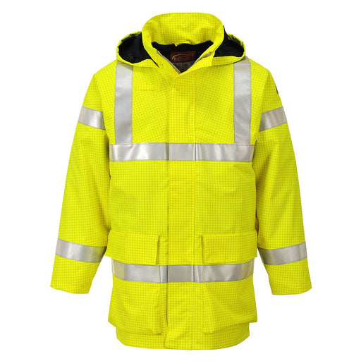 Portwest S774 - Bizflame Rain Hi-Vis FR Jacket - Yellow