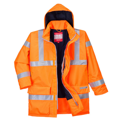 Portwest S778 - Bizflame Rain Hi-Vis FR Winter Jacket - Orange