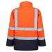 Portwest S779 - Bizflame Rain Hi-Vis Constrast FR Jacket - Orange/Navy