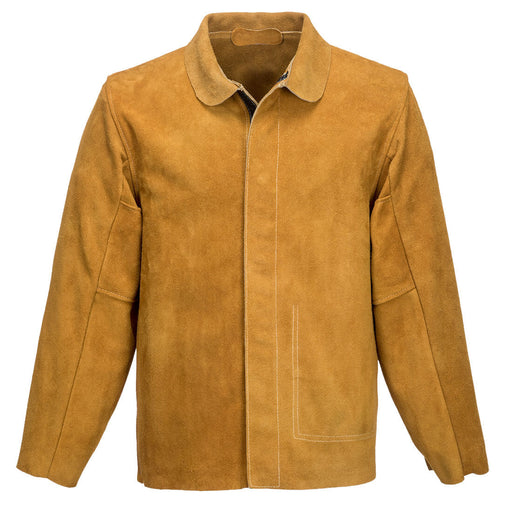 Portwest SW34 - FR Leather Welding Jacket - Tan