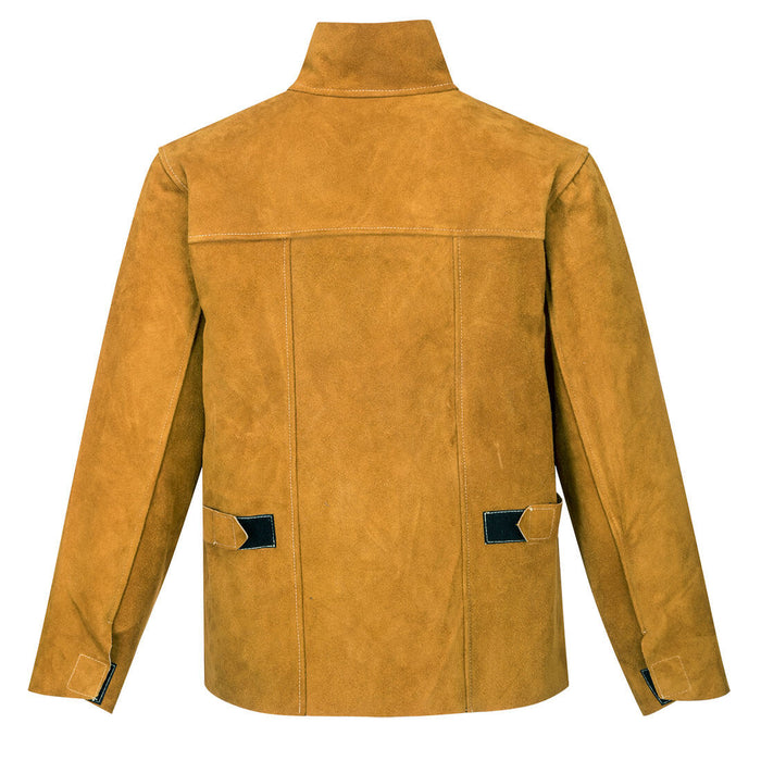 Portwest SW34 - FR Leather Welding Jacket - Tan