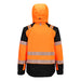 Portwest T161 - PW3 Hi-Vis Overhead Rain Jacket (3L) Orange/Black