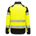 Portwest T170 - PW3 Hi-Vis Hybrid Baffle Jacket - Yellow/Black