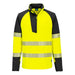 Portwest T172 - PW3 Hi-Vis 1/4 Zip Sweatshirt - Yellow/Black