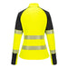 Portwest T173 - PW3 Hi-Vis Women's 1/4 Zip Sweatshirt - Yellow/Black