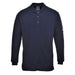 Portwest FR10 - Modaflame Knit FR Long Sleeve Polo Shirt - Navy