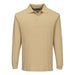 Portwest FR10 - Modaflame Knit FR Long Sleeve Polo Shirt - Tan