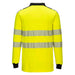 Portwest FR702 - PW3 Modaflame Knit Hi-Vis FR Long Sleeve Polo Shirt - Yellow/Black