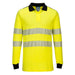 Portwest FR702 - PW3 Modaflame Knit Hi-Vis FR Long Sleeve Polo Shirt - Yellow/Black