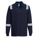 Portwest FR711 - WX3 Modaflame Knit FR Long Sleeve Polo Shirt - Navy