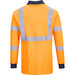 Portwest FR76 - Modaflame Knit HVO FR Long Sleeve Polo Shirt - Orange