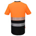 Portwest DX434 - DX4 Hi-Vis Class 1 T-Shirt S/S - Orange/Black