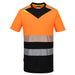 Portwest DX434 - DX4 Hi-Vis Class 1 T-Shirt S/S - Orange/Black