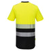Portwest DX434 - DX4 Hi-Vis Class 1 T-Shirt S/S - Yellow/Black