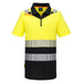 Portwest DX435 - DX4 Hi-Vis Zip Class 1 Polo Shirt S/S - Yellow/Black