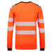 Portwest FR736 - PW3 Modaflame Knit HVO FR Long Sleeve T-Shirt - Orange/Black