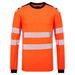 Portwest FR736 - PW3 Modaflame Knit HVO FR Long Sleeve T-Shirt - Orange/Black