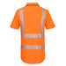 Portwest KX302 - KX3 Sport Hi-Vis Zip Polo Shirt S/S - Orange