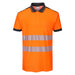 Portwest PW3 Hi-Vis Cotton Comfort Polo Shirt  Orange/Black