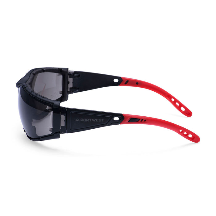 Portwest PB32 - Wrap Around Pro Safety Glasses - Smoke PB32-SKR-One Size