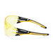 Portwest PR01 - Anthracite Wraparound Safety Glasses - Amber PR01-AMR-One Size