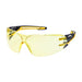 Portwest PR01 - Anthracite Wraparound Safety Glasses - Amber PR01-AMR-One Size