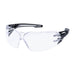 Portwest PR01 - Anthracite Wraparound Safety Glasses - Clear PR01-CLR-One Size