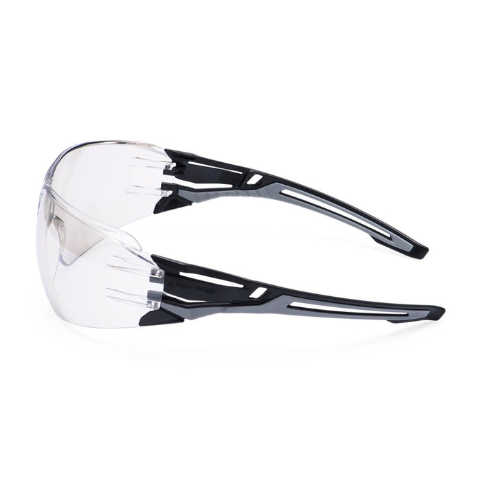 Portwest PR01 - Anthracite Wraparound Safety Glasses - Mirror (Indoor/Outdoor) PR01-MIR-One Size
