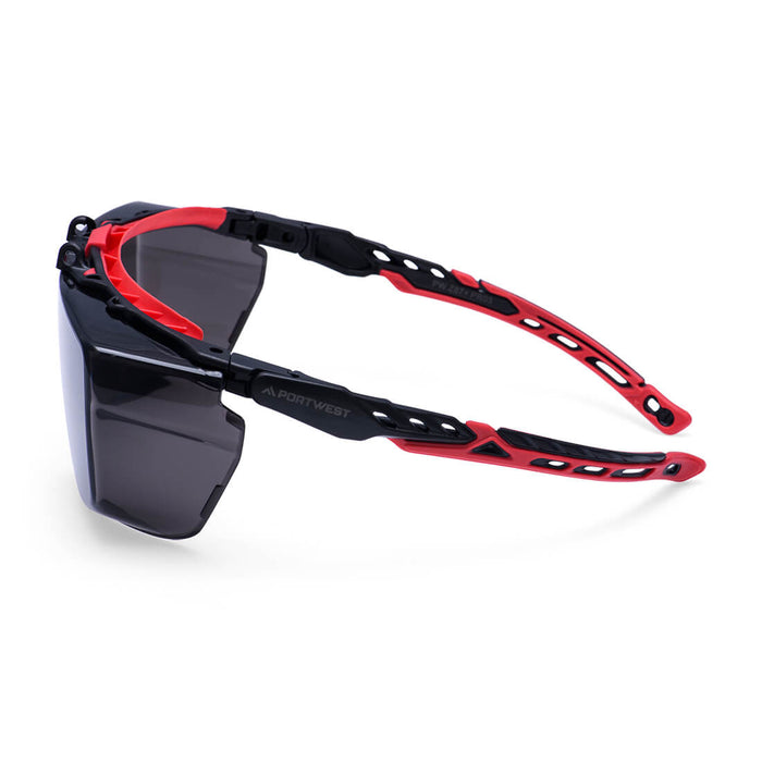 Portwest PR03 - Extra OTG Safety Glasses - Smoke PR03-SKR-One Size