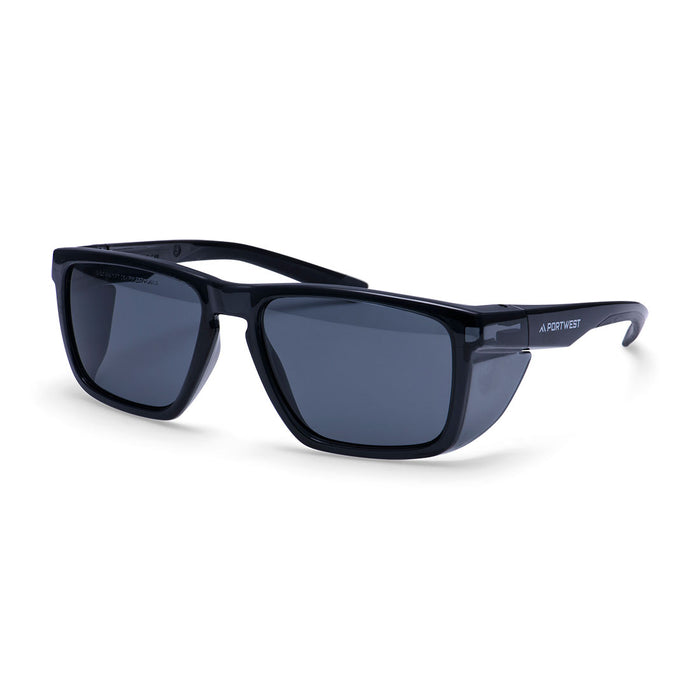 Portwest PS26 - Side Shields Safety Glasses - Smoke PS26SKR