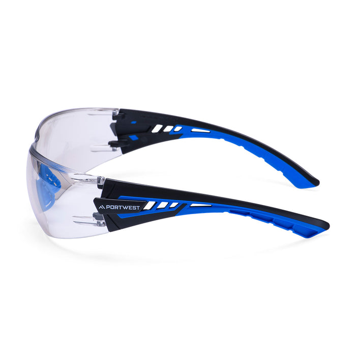 Portwest PS27 - Tech Look Lite KN Safety Glasses - Mirror (Indoor/Outdoor) PS27-MIR-One Size