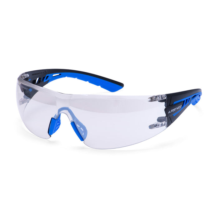 Portwest PS27 - Tech Look Lite KN Safety Glasses - Mirror (Indoor/Outdoor) PS27-MIR-One Size
