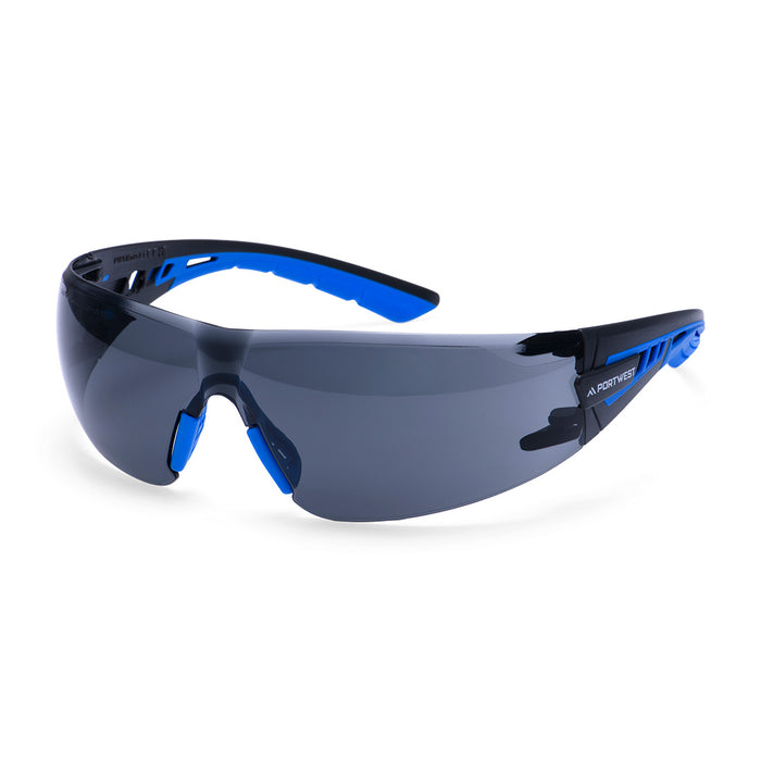 Portwest PS27 - Tech Look Lite KN Safety Glasses - Smoke PS27-SKR-One Size