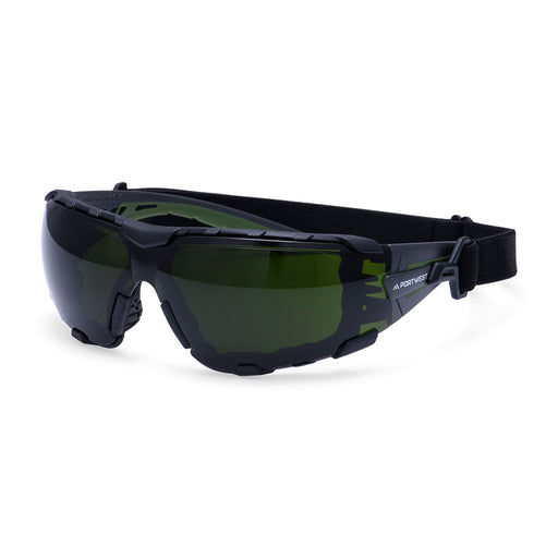 Portwest PS28 - Tech Look Pro KN Safety Glasses - Bottle Green PS28-BGR-One Size
