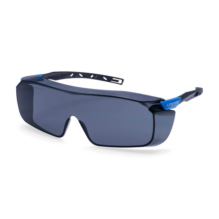 Portwest PS31 - Top OTG Safety Glasses - Smoke PS31-SKR-One Size
