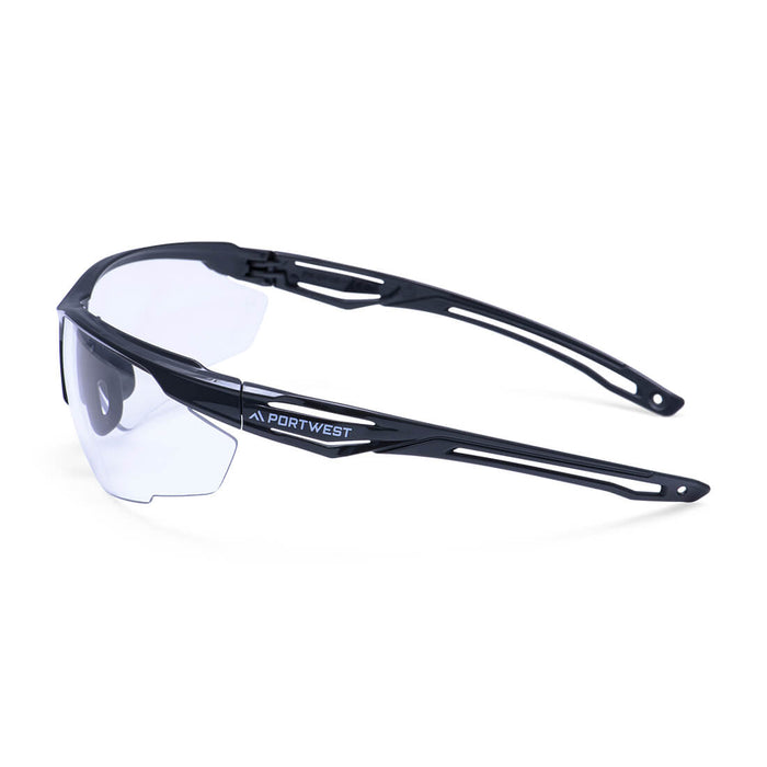 Portwest PS36 - Anthracite Safety Glasses - Clear PS36-CLR-One Size