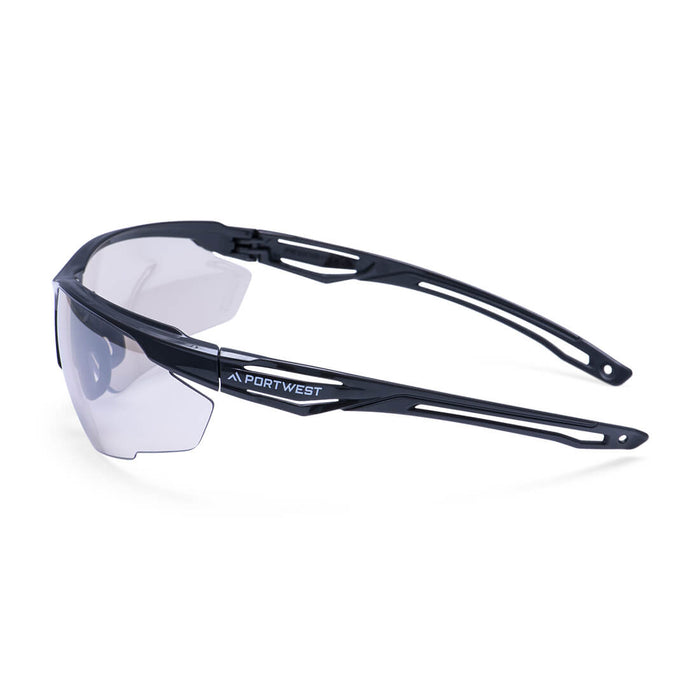 Portwest PS36 - Anthracite Safety Glasses - Mirror (Indoor/Outdoor) PS36-MIR-One Size