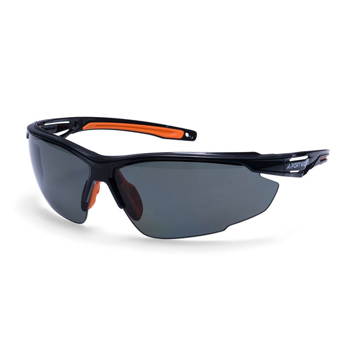 Portwest PS37 - Anthracite KN Safety Glasses - Polarised PS37-PLZ-One Size