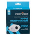 Portwest P210 - FFP2 Valved Dolomite Fold Flat Respirator (Pk3) - White P210-WHR-One Size