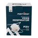 Portwest P311 - Moulded FFP3 Valved Respirator (Pk10) - White P311-WHR-One Size