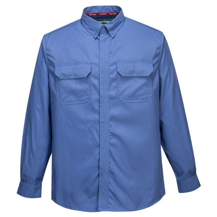 Portwest FR69 - Bizflame Work Lightweight FR Shirt - Blue