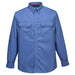 Portwest FR69 - Bizflame Work Lightweight FR Shirt - Blue
