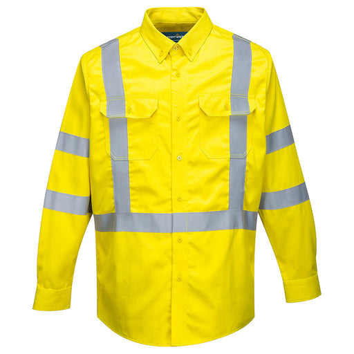 Portwest FR95 - Bizflame 88/12 Hi-Vis FR Shirt - Yellow