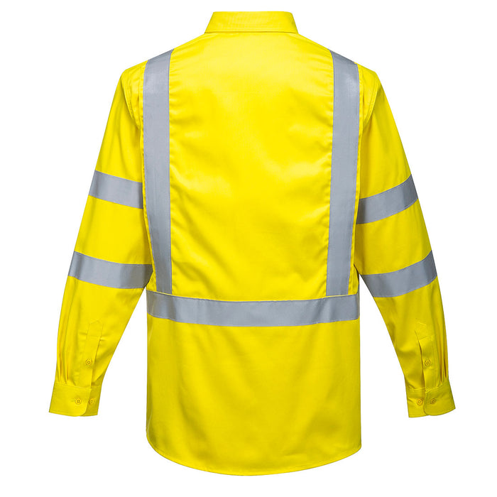 Portwest FR95 - Bizflame 88/12 Hi-Vis FR Shirt - Yellow