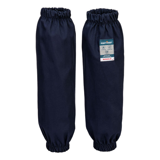 Portwest BZ11 - Bizweld Work FR Sleeves - Navy BZ11-NVR